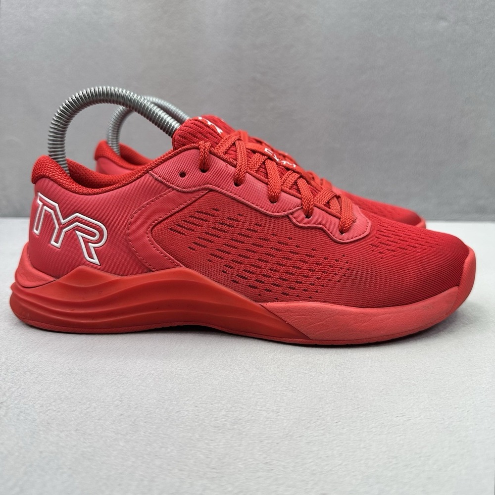 TYR CXT-1 Trainer Womens Size 7 Shoes Triple Red Athletic Gym CrossFit Sneakers